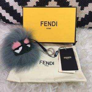 Fendi Mini Monster Lagoon Bag Bug Charm