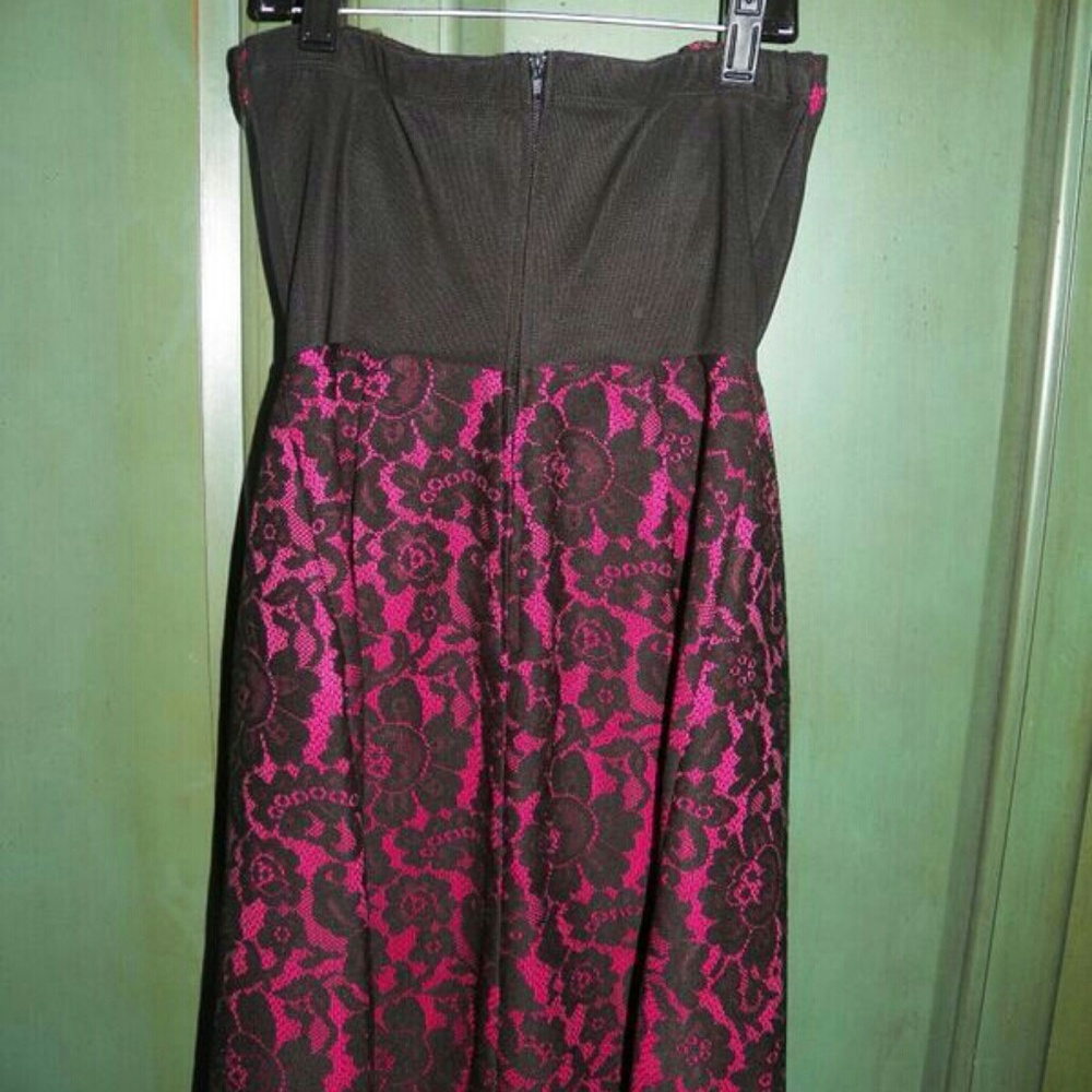 Ruby Rox Strapless Dress - Picture 2 of 4