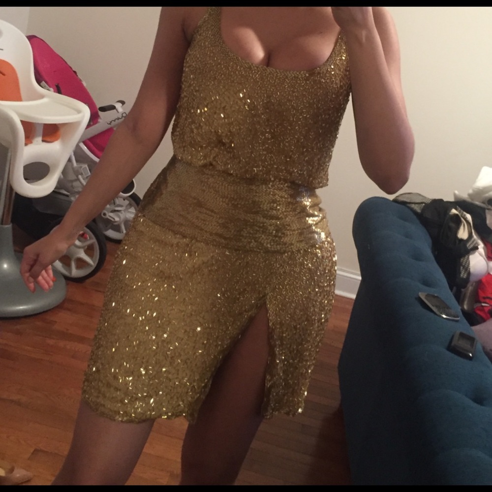 Vintage beaded dress
