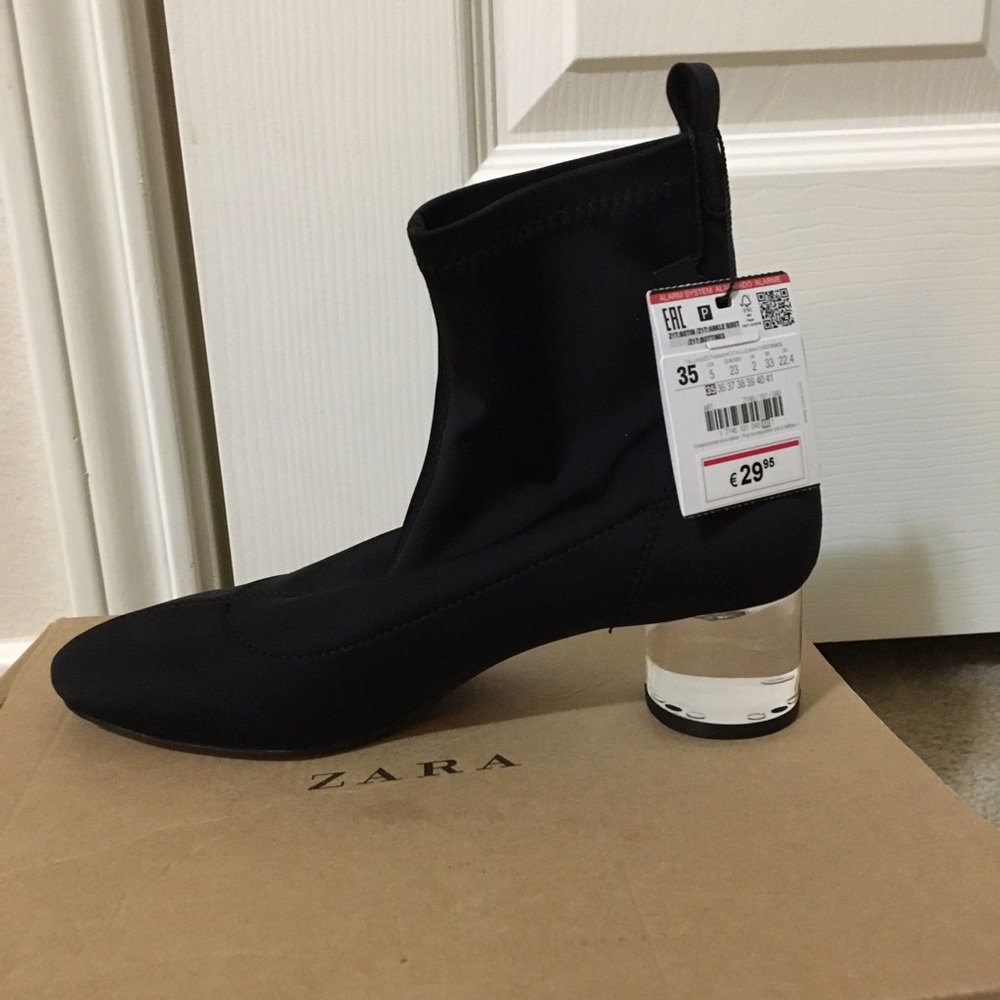 Zara Clear heel Boots