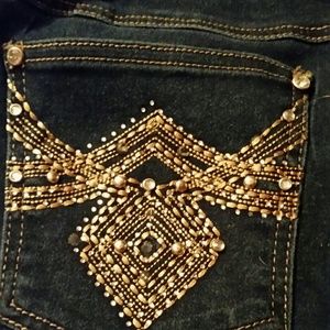 Embellished Pocket Jeans **Bling**