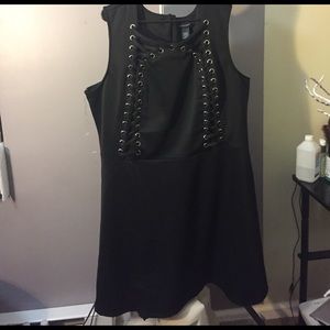 Black skater dress (Ashley Stewart)