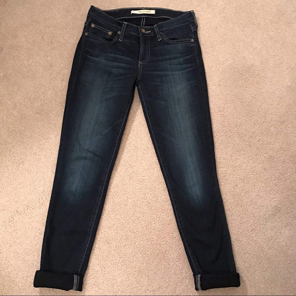 Big Star Alex Mid Rise Skinny Crop Jeans