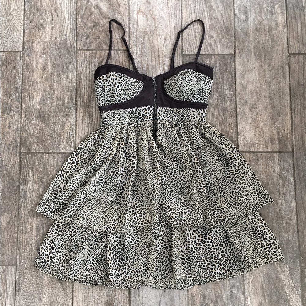 Zara cheetah print dress