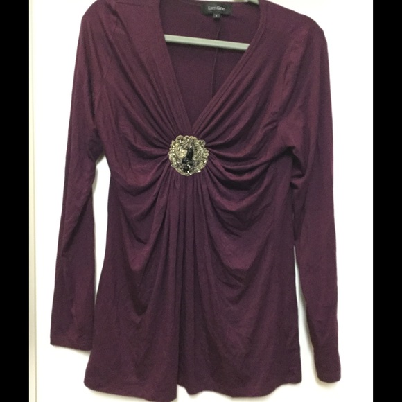 Karen Kane Embellished Blouse - Picture 2 of 4