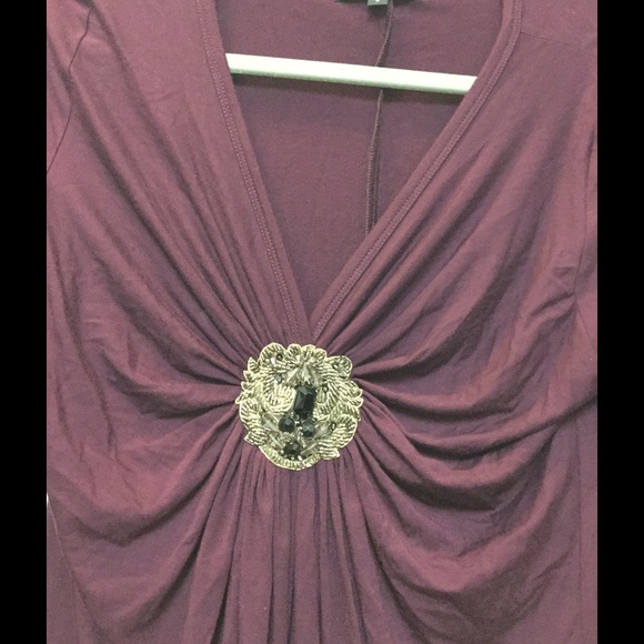 Karen Kane Embellished Blouse - Picture 3 of 4