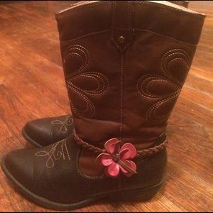 Girls Cowgirl Boots Size 3M