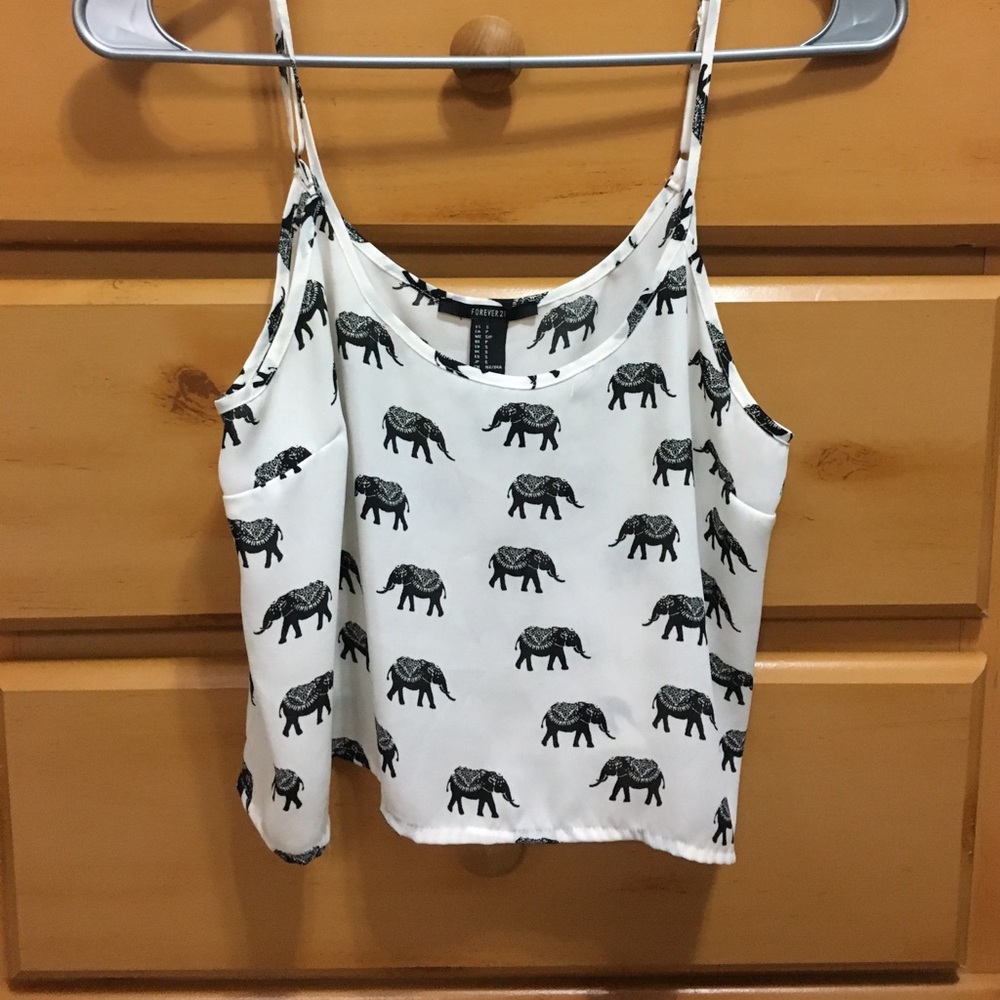 Elephant crop top