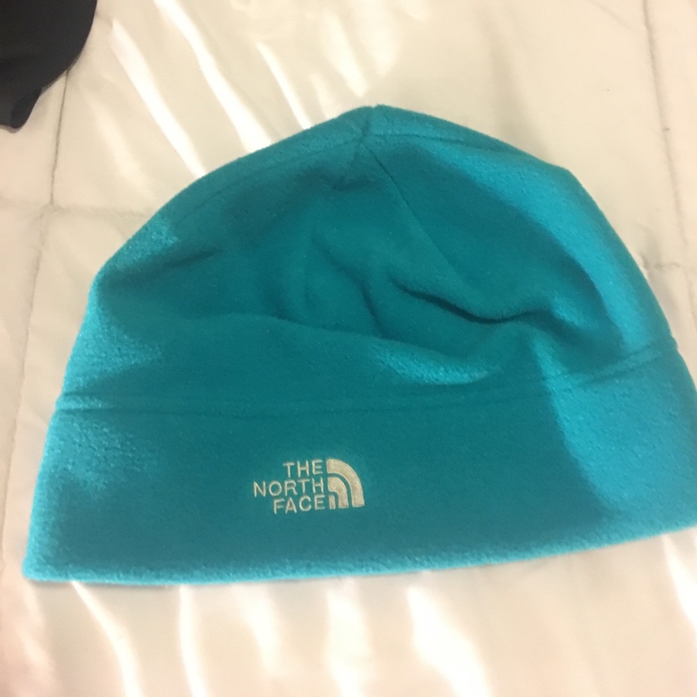 Unisex teal North face beanie 😊
