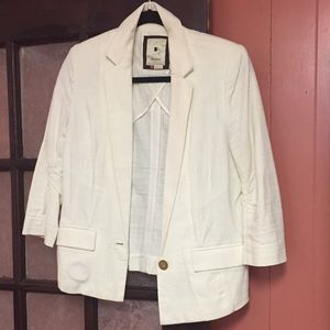 Cream Elevenses Blazer, size 6