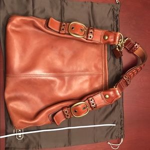 Authentic Coach Felicia Bleeker XL Rare Whiskey
