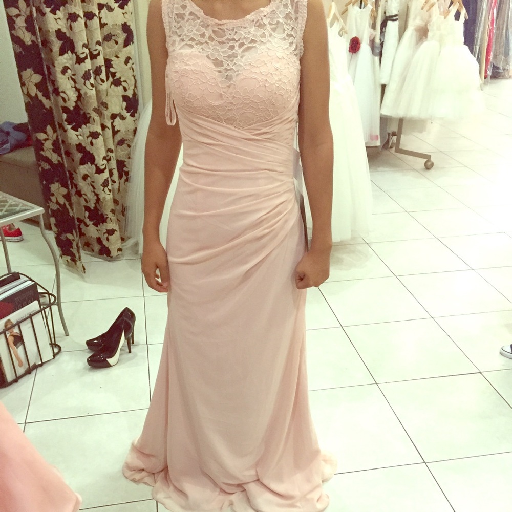 Peach dress, price negotiable ❤️