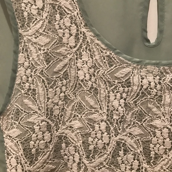 Mint drop-waist top - Picture 3 of 3