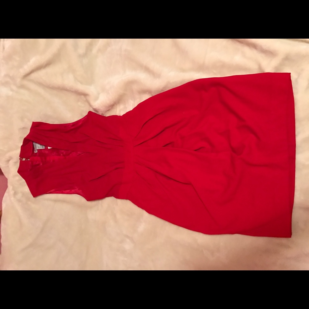 V neck dress
