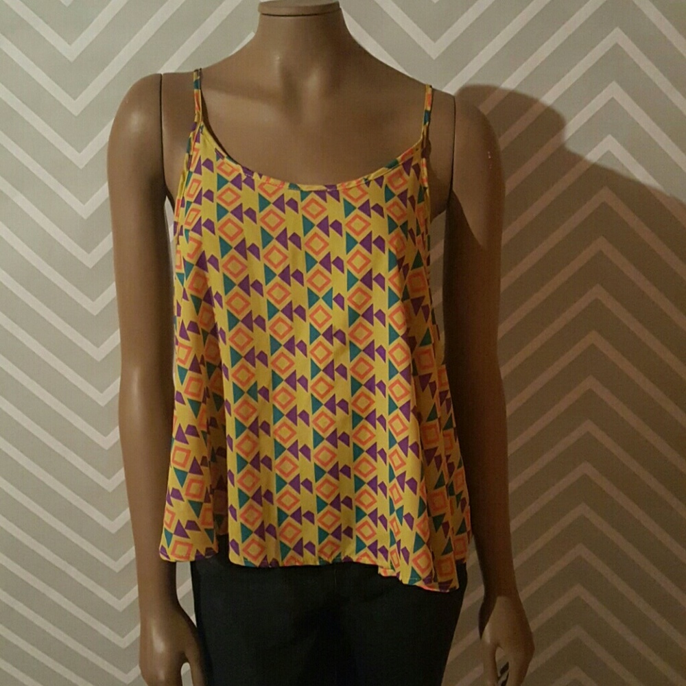 Colorful Geometric Patterned Tank