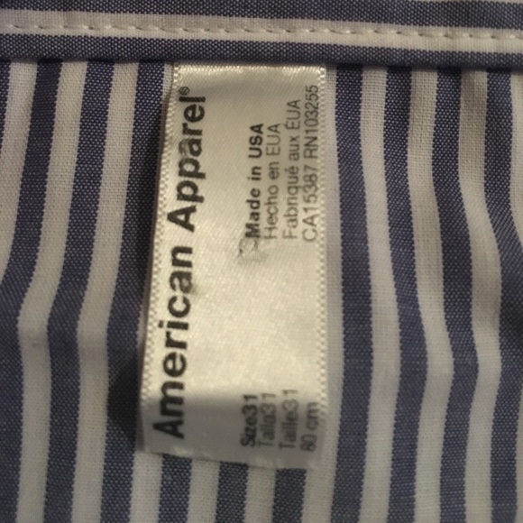 American Apparel Striped Pants - Picture 3 of 3