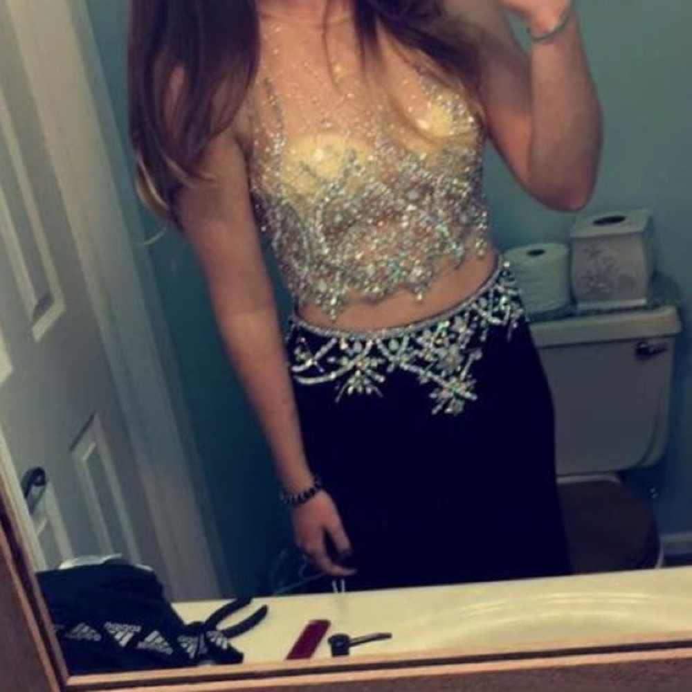 Prom Dress Two Piece- Size 6
