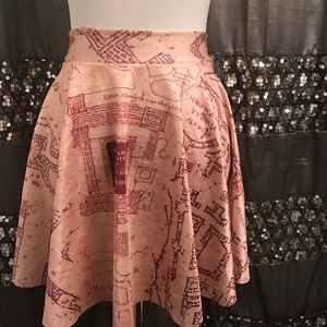 Harry Potter map skirt