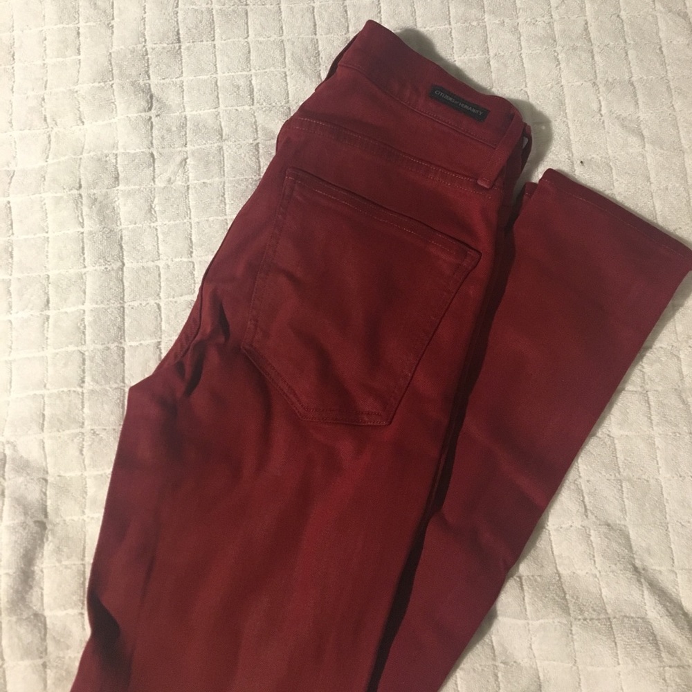 Citizens of Humanity Red Skinny jean
