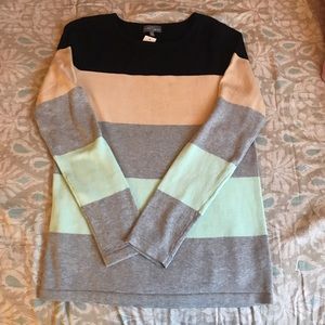 New Market & Spruce Block Colored Sweater