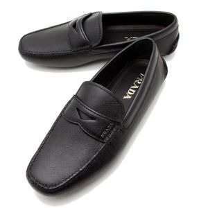 Authentic Mens PRADA luxury slipper shoes