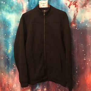 Black Calvin Klein Zip up Sweater