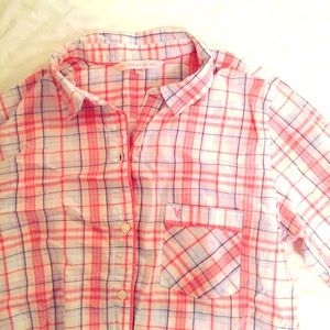 Victoria's Secret Plaid Pajama Set XS