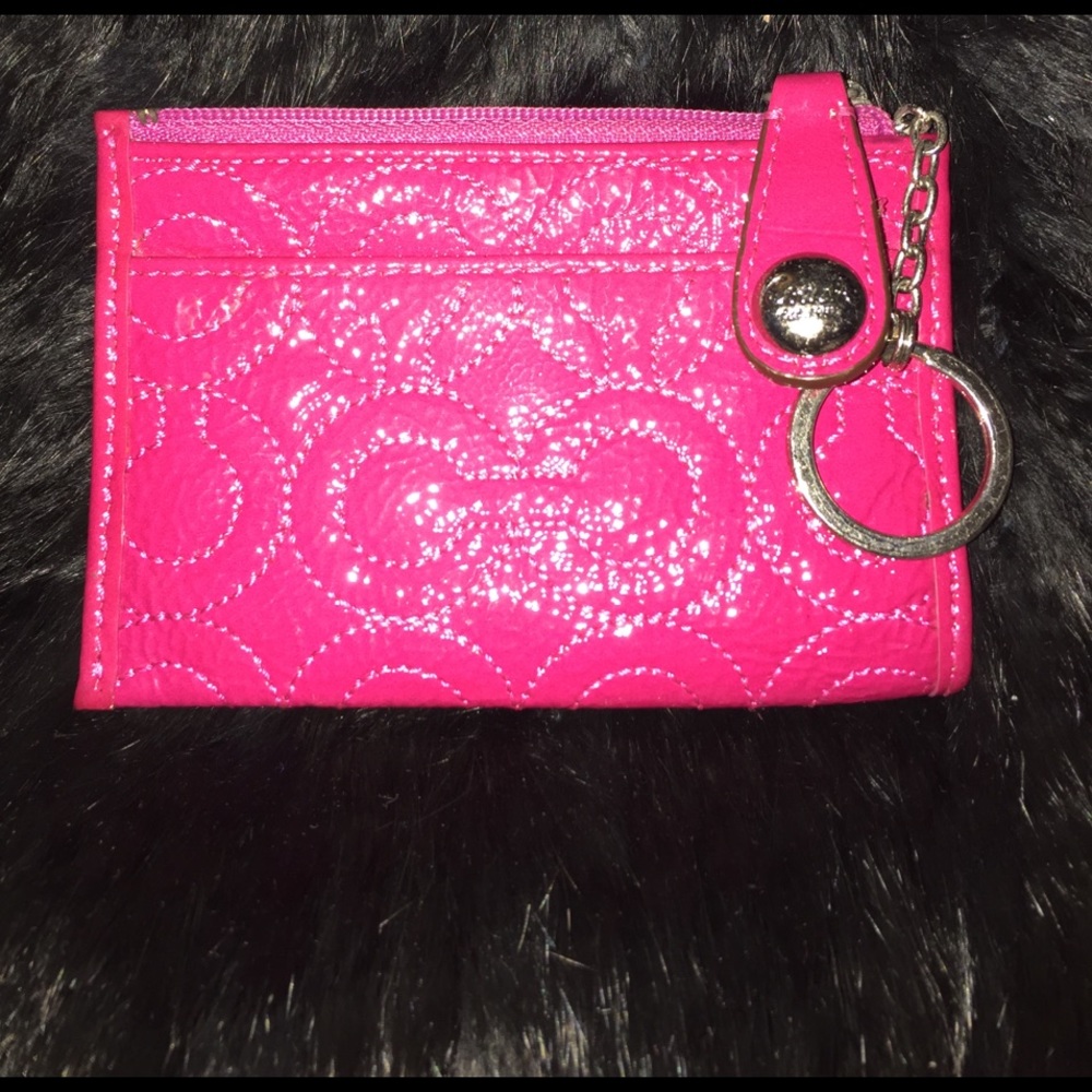 Coach keychain wallet