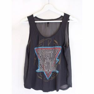 Tank Top with sheer back