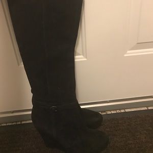 Black Suede Boots