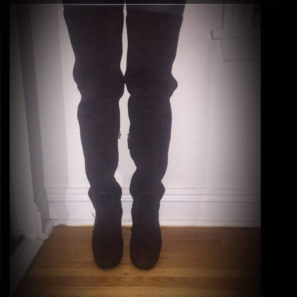 Micheal Kors  Brown "Cutler" Over The Knee Boots