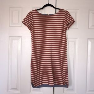 Pink & White Striped Loft Dress