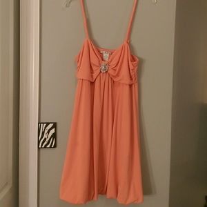 Peach dress