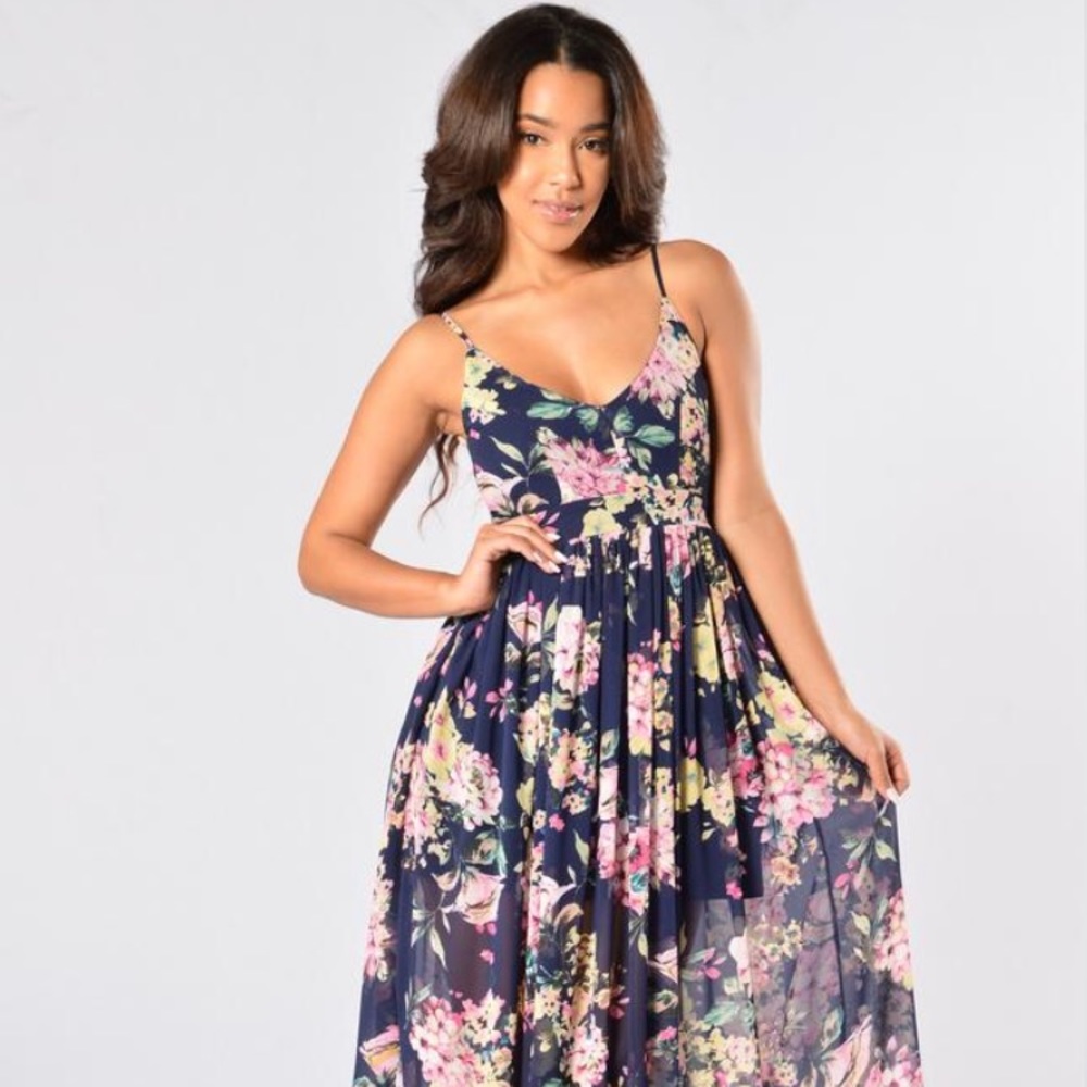 Floral Summer Maxi Dress