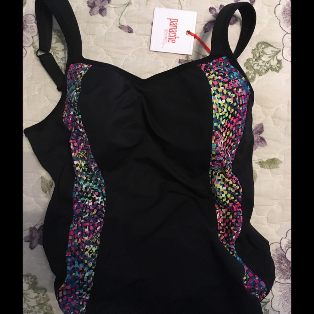 PANACHE Workout Top with underwire bra