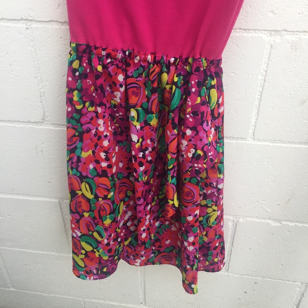 ❌SOLD❌ Lilly Pulitzer Pink Colorful Floral Dress - Picture 4 of 8