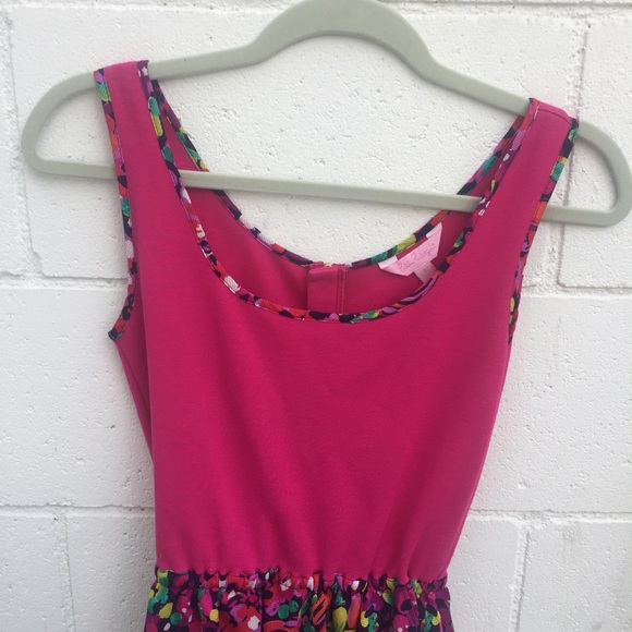 ❌SOLD❌ Lilly Pulitzer Pink Colorful Floral Dress - Picture 5 of 8