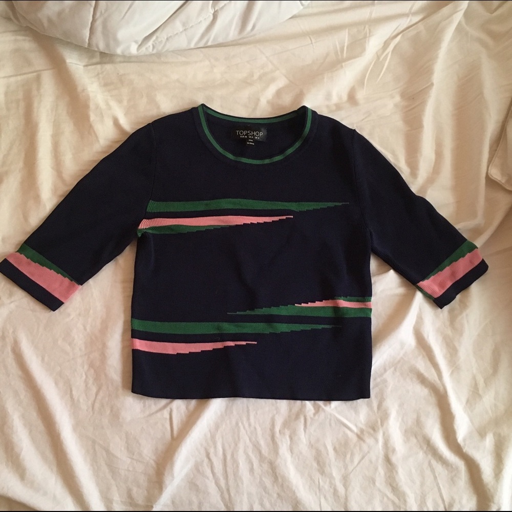 70s Inspired Topshop Crop Top