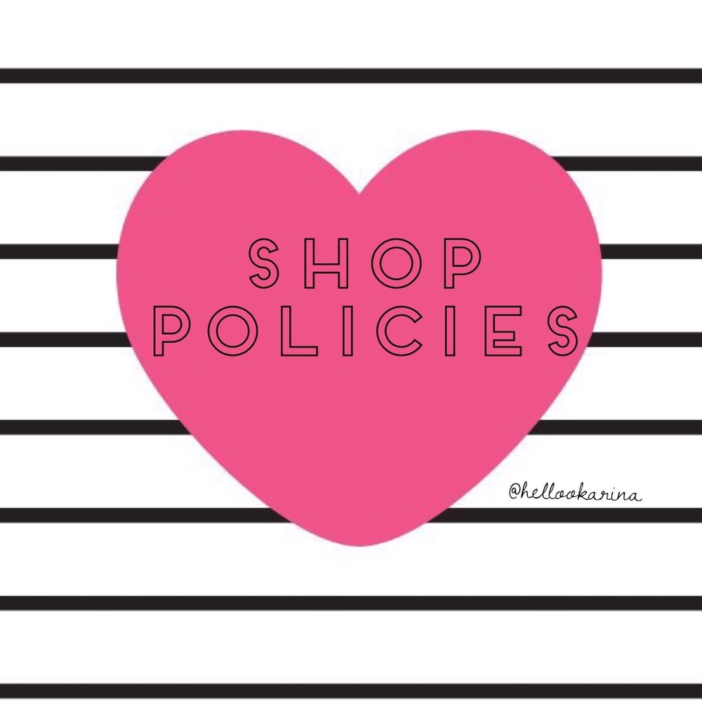 ⭐️ Shop Policies ⭐️