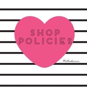 ⭐️ Shop Policies ⭐️