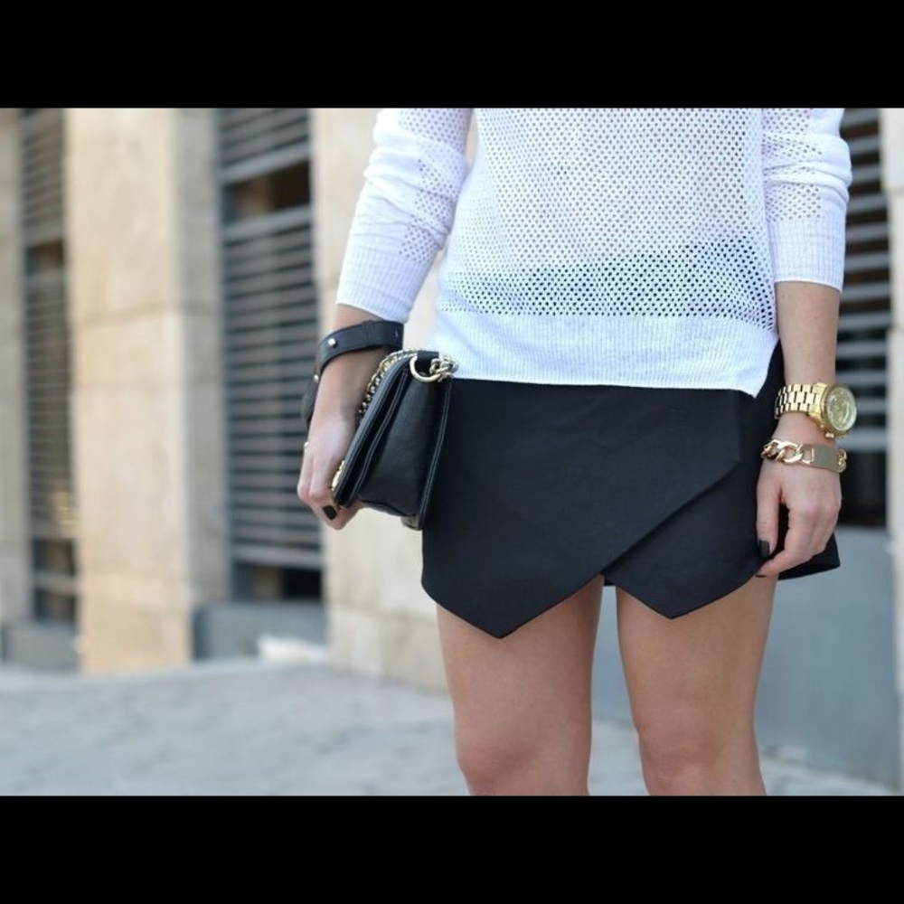 Zara black skirt