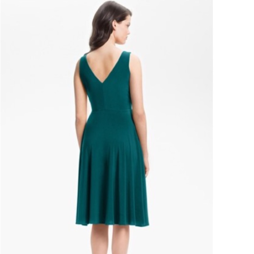 Nordstrom Teal jersey midi dress - Picture 2 of 7