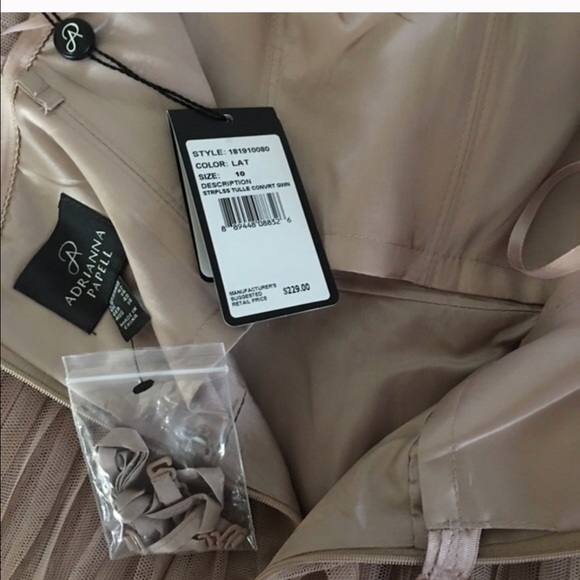 'Annabelle' Convertible Tulle Column Dress - Picture 3 of 4