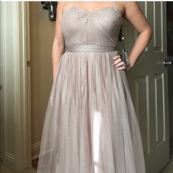 'Annabelle' Convertible Tulle Column Dress - Picture 4 of 4