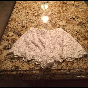 Free People Pull On Cream Short SZ XS