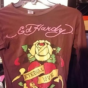 Long sleeve Ed Hardy shirt