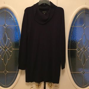 Navy blue long sweater. Size XL
