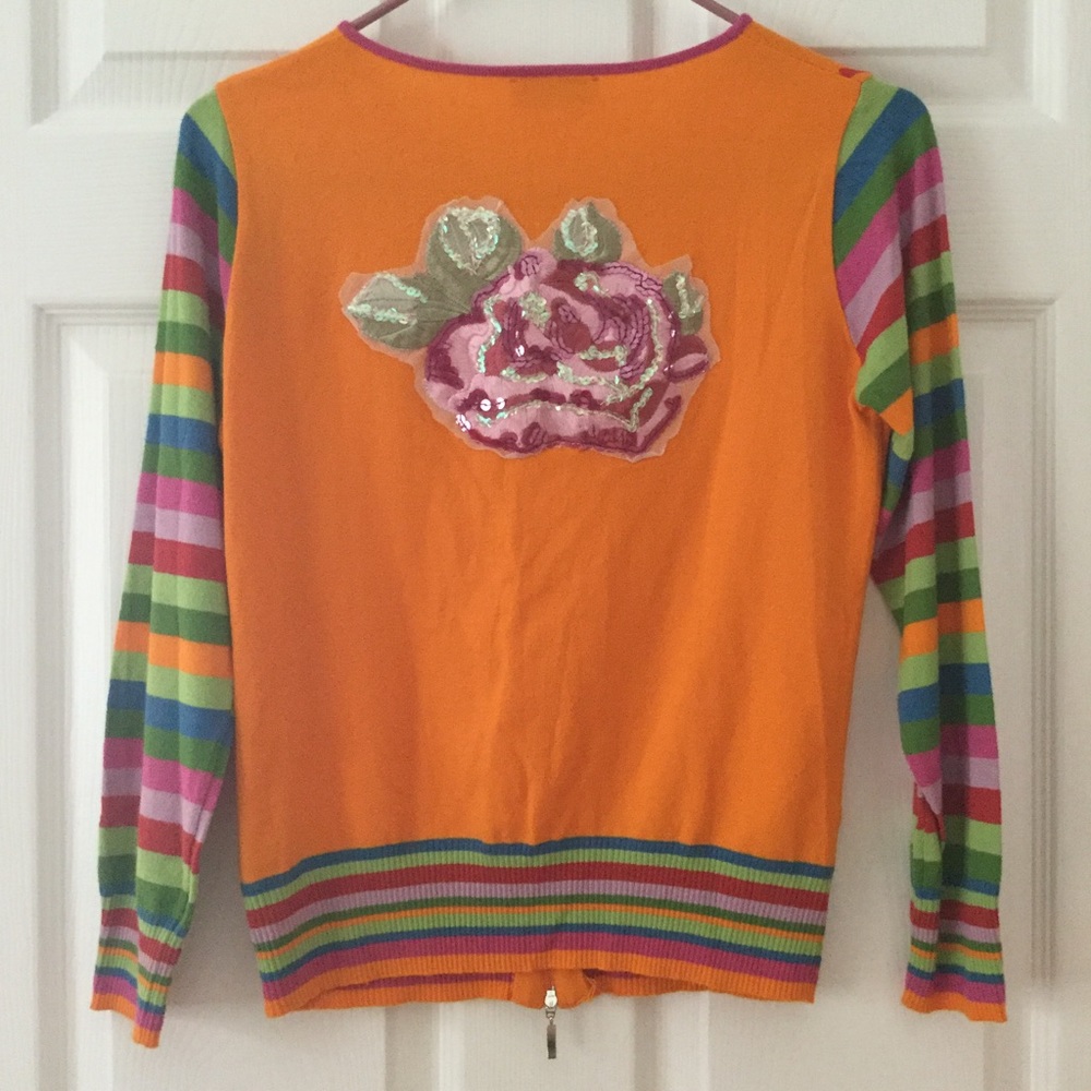 🌺 Italian Sequined Neon Sweater 🌺