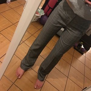 Plaid dress pants