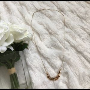 Gold adjustable necklace
